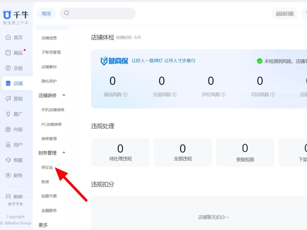 淘宝商家的钱在哪里(淘宝保证金查看具体步骤)插图9
