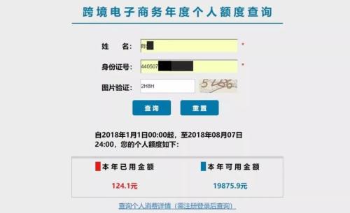 怎么查询跨境电商进口额度(你的跨境电商个人额度用了多少)插图2