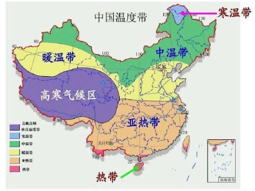 秦岭淮河一线是什么的分界线(秦岭淮河分界线地图)插图1