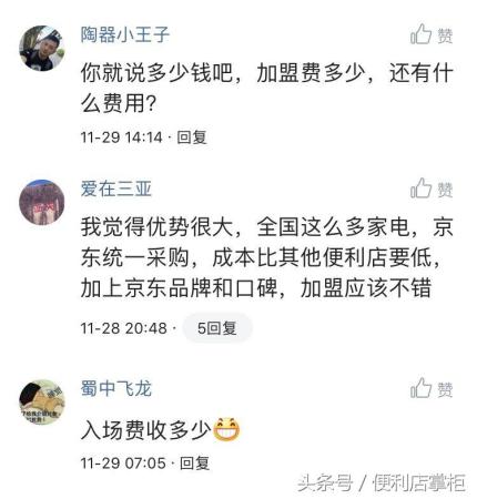 加盟京东便利店要多少钱(加盟京东便利店需要投入哪些钱)插图