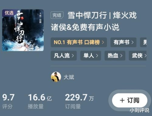 收听量超过10亿的有声小说(收听率最高的有声小说)插图7