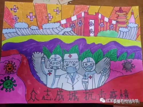有关疫情的绘画手抄报2022(疫情的绘画手抄报)插图14
