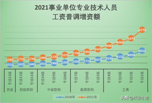 专业技术人员岗位工资标准表(专业技术岗位工资对照表)插图2