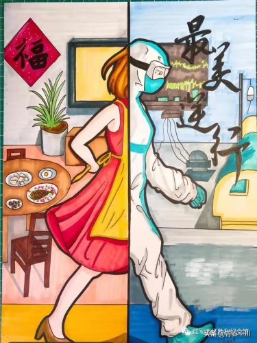 有关疫情的绘画手抄报2022(疫情的绘画手抄报)插图
