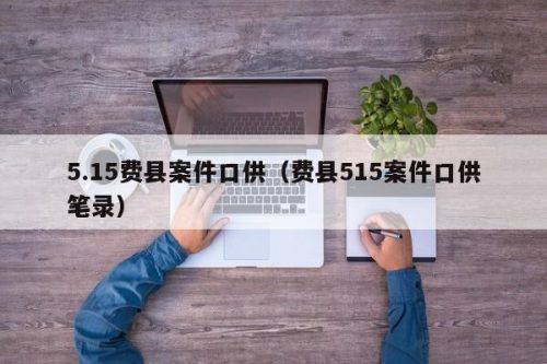 费县515案件口供笔录(515费县案完整口供)插图