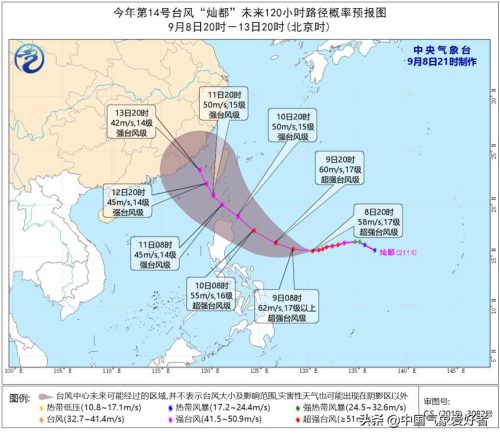 台风三个圈的风力是多少(台风最大的风力有多少级)插图1