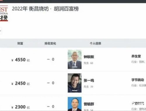 中国首富是谁第一(中国第一美女首富是谁)插图1