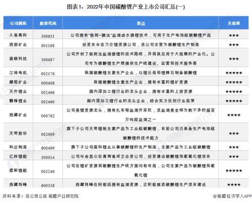 中国碳酸锂十大公司产量排名(中国锂电池十大排名)插图