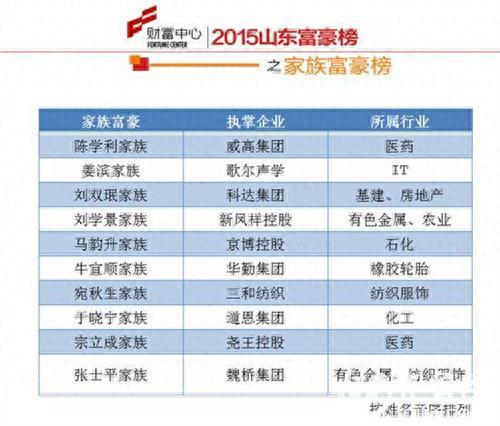 邹城市十大富豪排行榜名单(山东邹城市首富是谁)插图3