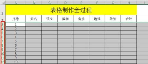Excel表格制作(excel不规则表格怎么制作)插图8