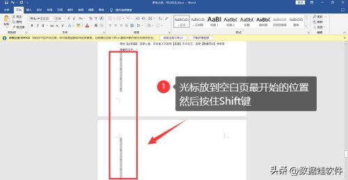 word表格删除空白页在哪里(word表格空白页删除不了)插图9