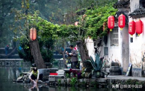 乡村怎么画简单又漂亮(水墨画旅游景点)插图2