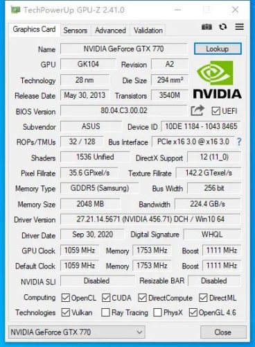 gtx770显卡是什么级别(显卡 gtx770多少钱)插图1