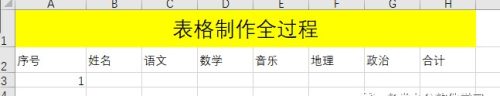 Excel表格制作(excel不规则表格怎么制作)插图3