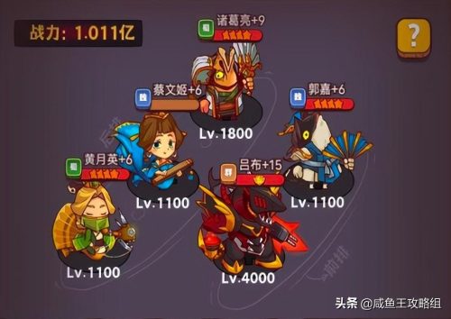咸鱼之王咸将塔最强阵容(咸鱼之王咸将塔)插图3