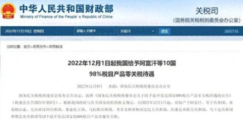 十大零关税国家排行榜最新(中国对哪些国家免征收关税)插图