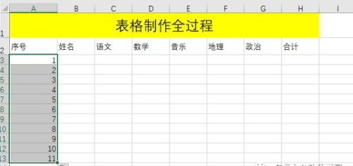 Excel表格制作(excel不规则表格怎么制作)插图4