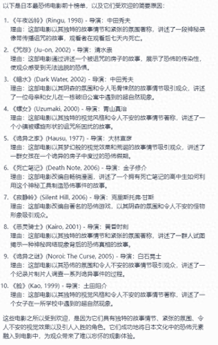 恐怖日本十大恐怖片排行榜(日本恐怖片花子)插图
