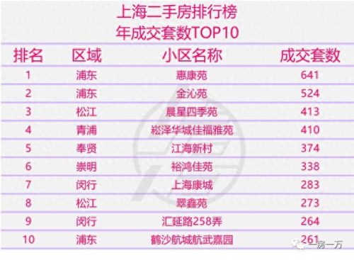上海排名前十小区(上海所有隔离小区名单)插图