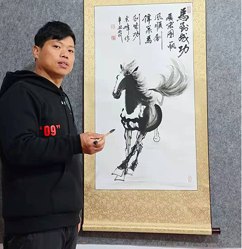 河南疯癫画家排名前十(河南尹连英画家的画)插图33