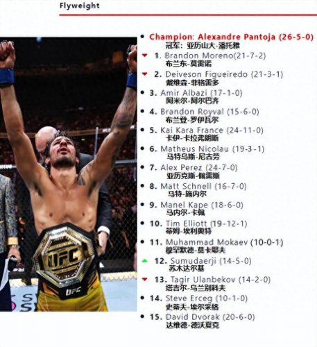 羽量级ufc排名前十(ufc中国人排名)插图10