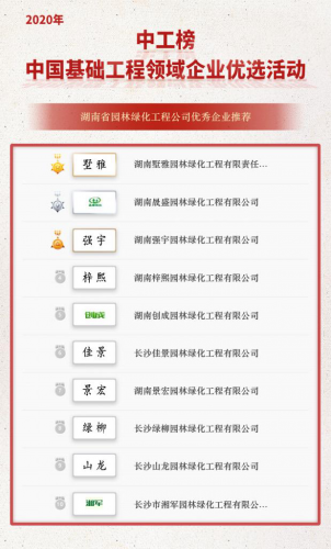 湖南排名前十绿化公司(中国绿化公司排行榜)插图1