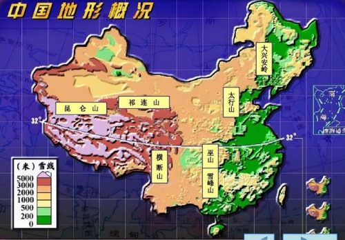 中国山区比例排名前十(中国山区面积)插图