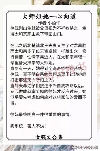 女强小说排行榜前十名(强女学生小说合集)插图5