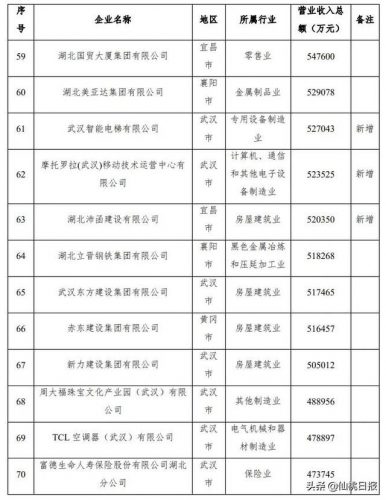 仙桃知名企业排行榜(仙桃最大的10大企业)插图8