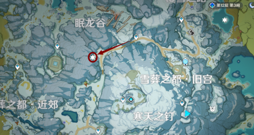 原神雪山石碑密室大门(教堂大门)插图1