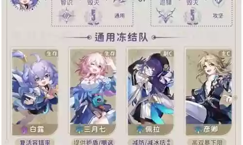 白露后期阵容搭配插图