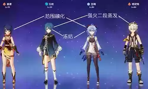 单甘雨阵容搭配插图