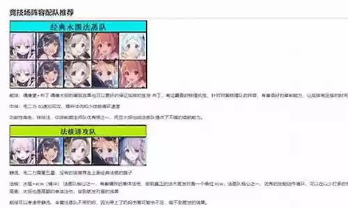 搭配水黑的阵容插图
