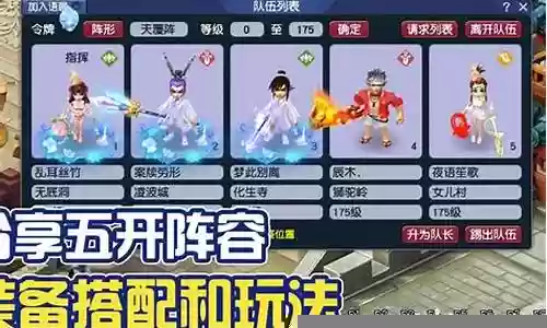超级高端五开阵容搭配插图
