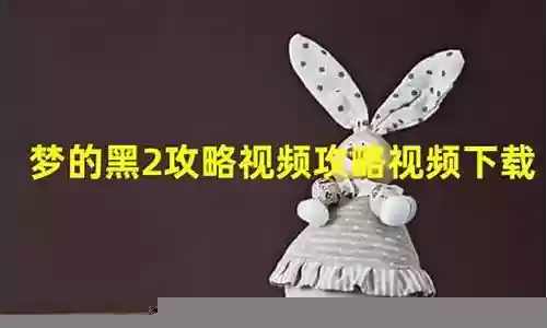 梦的黑2攻略视频解说视频下载插图