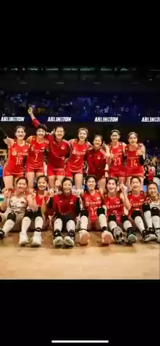 女排阵容齐整插图