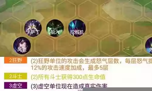 斗士虚空主力阵容搭配图插图