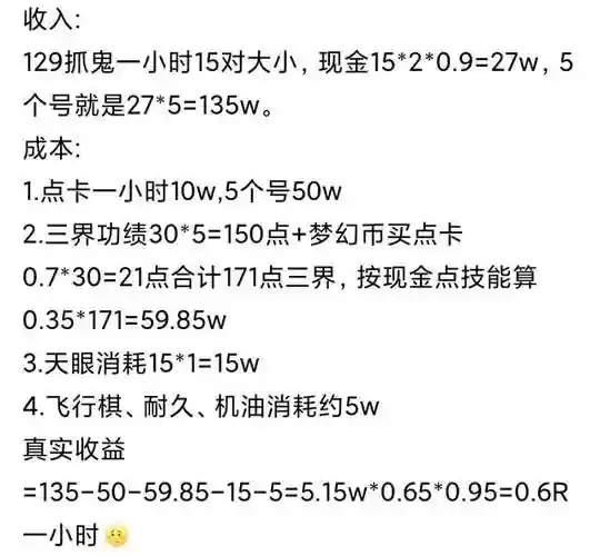 梦幻西游和捉鬼收益插图