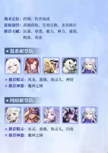 闪烁之光好看的阵容搭配插图1