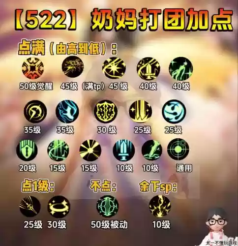 奶妈辅助怎样加技能加点插图1