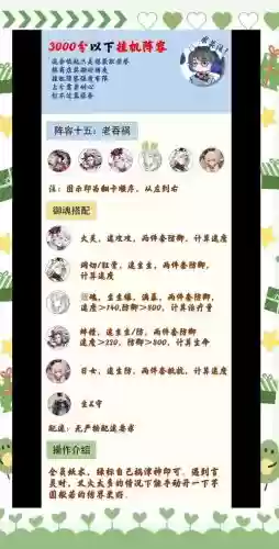 3千万阵容搭配插图1