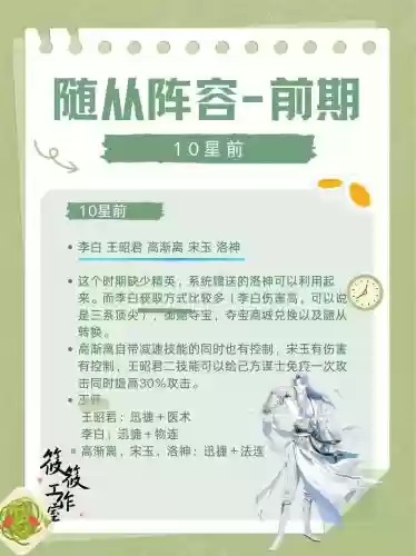微信盛世芳华阵容搭配插图1