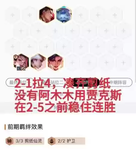 最强阵容羁绊插图
