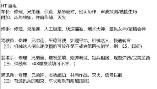 中坦车长第一技能学什么技能_1插图1