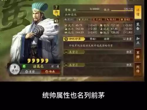 三国志13诸葛亮学什么技能插图1