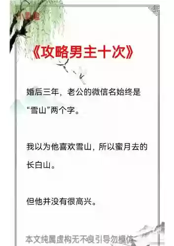 攻略那些男主们TXT下载插图