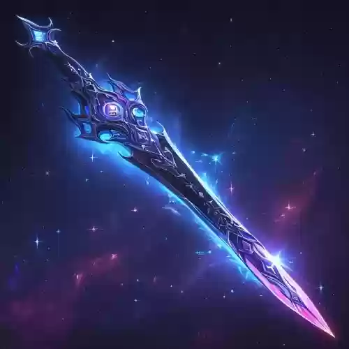 游戏中的炫酷武器插图