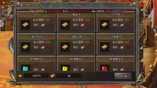 热血传奇新续章技能书_1插图