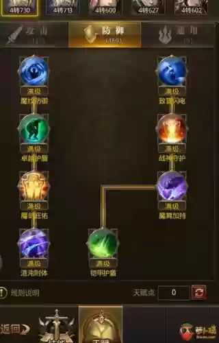 大天使之剑h5智战技能树插图