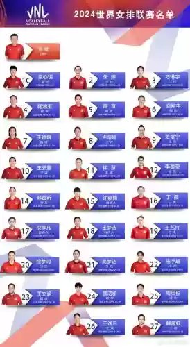 女排阵容年龄插图
